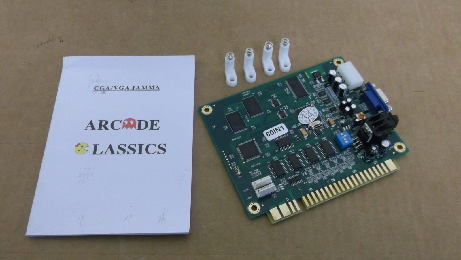 Data East Classic II PCB to JAMMA adapter arcade 